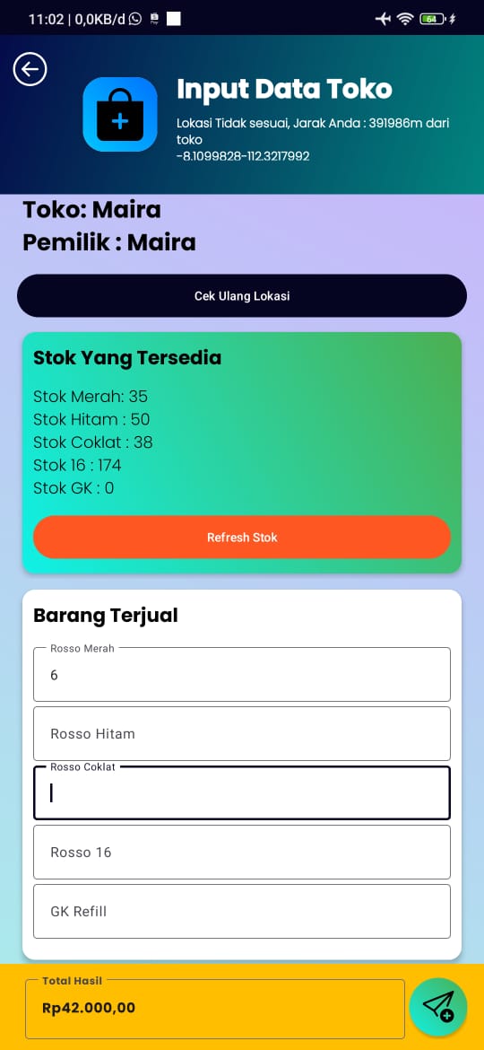 Aplikasi Input Data Sales